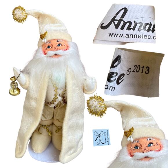 Annalee Dolls 2013 Stand-able Holiday Elegant Santa Decor Figure - Picture 1 of 5